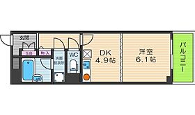 ネオハイツ阿倍野  ｜ 大阪府大阪市阿倍野区松崎町2丁目（賃貸マンション1DK・4階・30.52㎡） その2