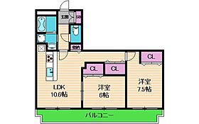 ラシーヌ上本町  ｜ 大阪府大阪市天王寺区上本町8丁目（賃貸マンション2LDK・10階・52.67㎡） その2