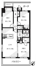 間取図画像 3LDK