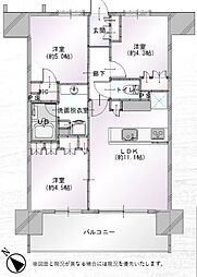 間取図画像 3LDK