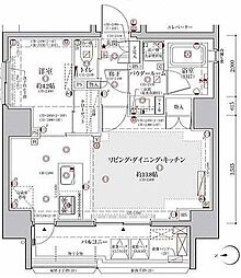クレイシア・ヴァースクレイシアIDZ浅草 1LDKの間取図画像
