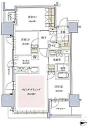 グランドメゾン御徒町公園 3LDKの間取図画像