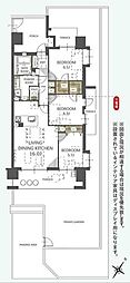 ブライトップガーデン 3LDKの間取図画像