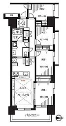 東京ビューマークス 4LDKの間取図画像