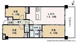 青砥東パーク・ホームズ 3LDKの間取図画像