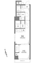 ライオンズマンション本郷 1DKの間取図画像