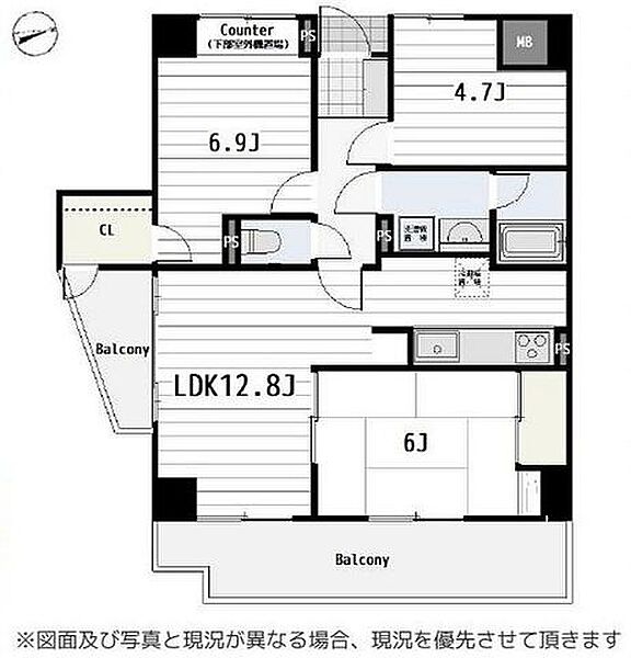 間取りを拡大表示