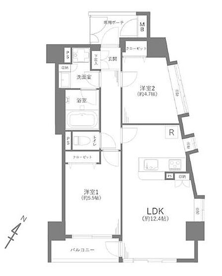 角部屋につき陽当たり・通風良好◎新規リフォーム済の綺麗なお部屋で新生活をスタートできます。