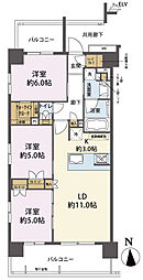 間取図画像 3LDK