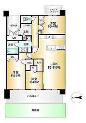 間取図画像 3LDK