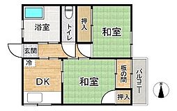 間取図画像 2DK