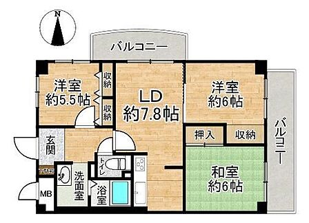 ■3LDK■専有面積62.34m2