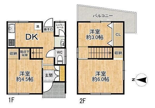 間取りを拡大表示