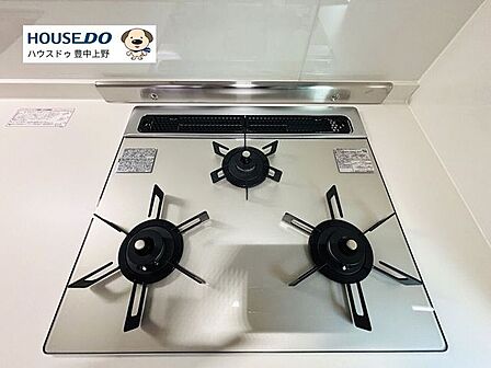 ガラストップコンロでお掃除楽々♪