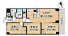 間取り：■3LDK■専有面積61.60m2■バルコニー面積7.84m2