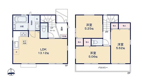 間取りを拡大表示