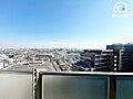 バルコニーから...