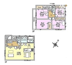 清瀬市 中里第23 全13棟 12号棟