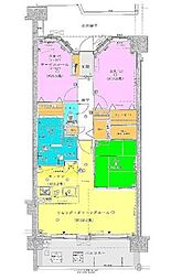 レーベンハイム小手指さくら通り 3LDKの間取図画像