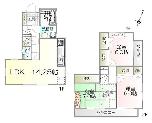 間取りを拡大表示