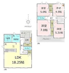 あきる野市秋留3期　全2棟　A号棟