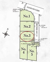 ふじみ野市新田第5 全5区画 No.3