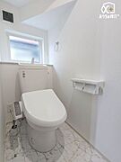 1階と2階にそれぞれトイレを設置。朝のバタバタする時間帯にも混み合うことなく快適にお使いいただけますね。