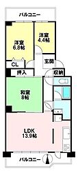 間取図画像 3LDK