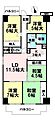 朝日プラザ千里北C棟6階1,990万円
