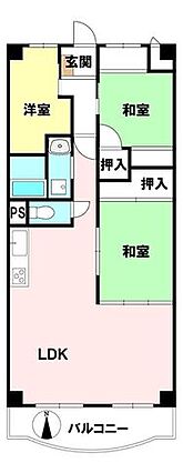 南向き、広々L...