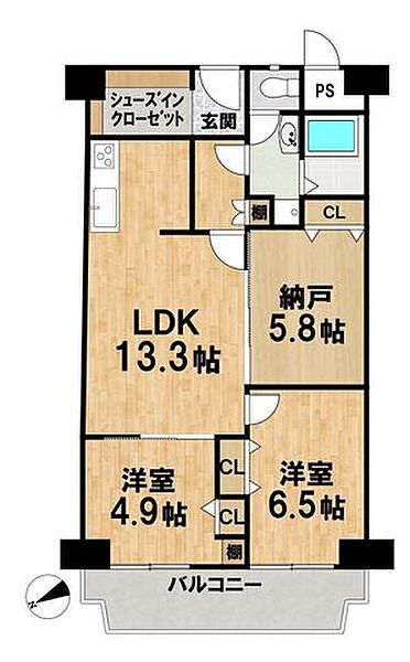 間取りを拡大表示
