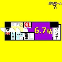 エスリード大須プレシア  ｜ 愛知県名古屋市中区大須1丁目（賃貸マンション1K・5階・25.50㎡） その2