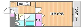 ピュアベルデ奥田本町  ｜ 岡山県岡山市北区奥田本町（賃貸マンション1K・1階・28.35㎡） その2