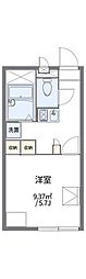 レオパレス瀬戸西 1Kの間取図画像