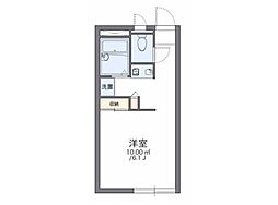 レオパレスパステーロ 1Kの間取図画像