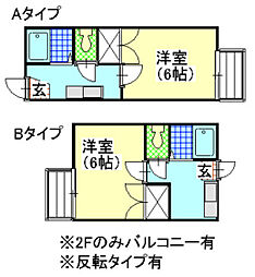 グレイス・マルミ 1Kの間取図画像