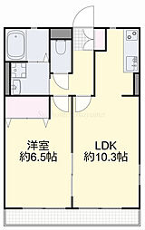 ハイム・アネシス 1LDKの間取図画像
