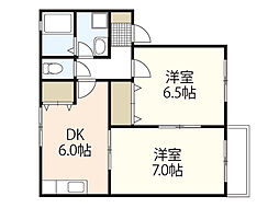 シェーンブルグ2G 2DKの間取図画像