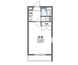 レオパレスシンバク 1Kの間取図画像