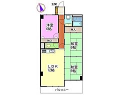 ライオンズマンション徳吉 3LDKの間取図画像