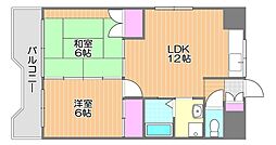 メゾン・ディエトワール 2LDKの間取図画像