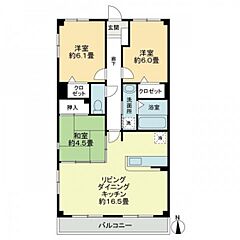物件の間取り