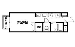 T・T・M 1Kの間取図画像