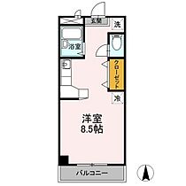 岡山県岡山市中区東山2丁目（賃貸マンション1R・3階・28.22㎡） その2