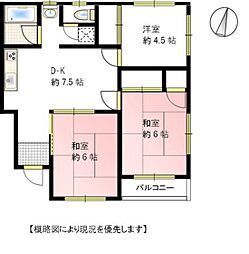 東備ハウス 3DKの間取図画像