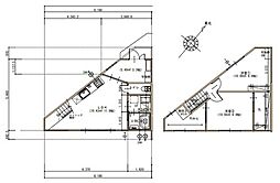 タウンハウス 2LDKの間取図画像