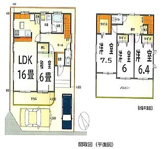 間取り：建物面積：111.98ｍ2　4ＬＤＫ