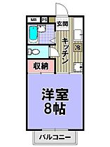 東京都西東京市住吉町3丁目（賃貸マンション1K・2階・26.49㎡） その2