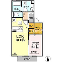 ボナールTOMO  ｜ 宮崎県都城市年見町24-1-1（賃貸アパート1LDK・2階・40.43㎡） その2