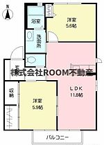 オーセンティック壱番館  ｜ 宮崎県都城市一万城町（賃貸アパート2LDK・2階・53.28㎡） その2